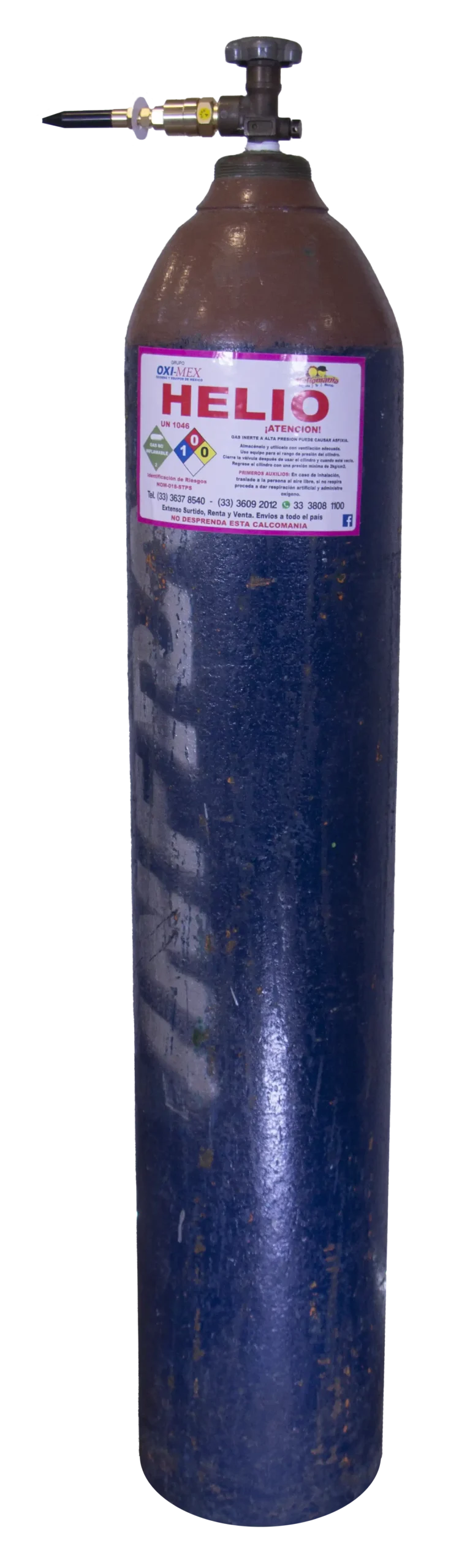 Tanque de helio grande